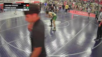 144 lbs Champ. Round 3 - Xavier Salinas, Richland vs Brayden Thacker, White River