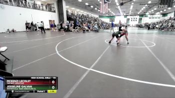 115 lbs Champ. Round 1 - Josseline Galvan, Waynesville Tiger Wrestling Cl vs Mckenzi Lecolst, The Best Wrestler