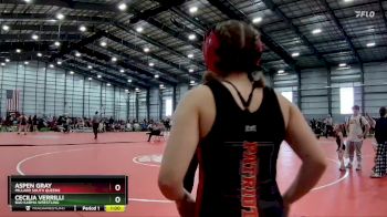 119 lbs Champ. Round 1 - Aspen Gray, Millard South Queens vs Cecilia Verrilli, Bad Karma Wrestling