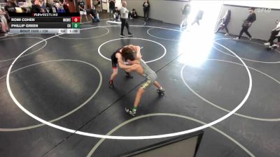 126 lbs Champ. Round 3 - Phillip Green, Clovis High vs Romi Cohen, Monster Garage Wrestling Club