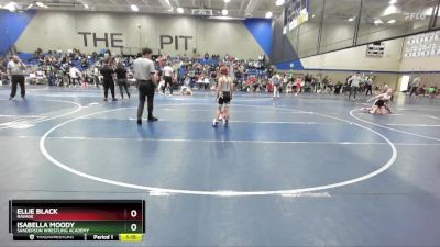 70 lbs Semifinal - Ellie Black, Ravage vs Isabella Moody, Sanderson Wrestling Academy