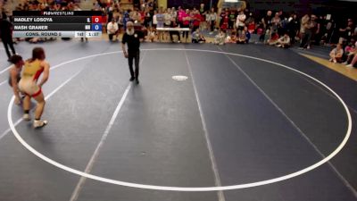 138 lbs Cons. Round 5 - Hadley Losoya, IL vs Nash Graner, MN