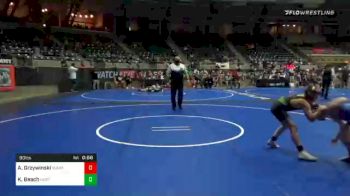 90 lbs Consolation - Aiden Grzywinski, Summit vs Kieran Beach, Northern Exposure WC