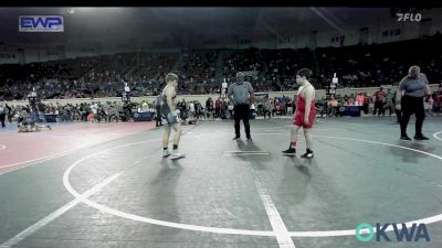 120 lbs Round Of 16 - Mason Bowerman, Sulphur Youth Wrestling Club vs Noah Groom, Claremore Wrestling Club