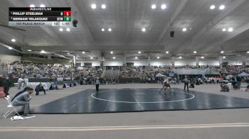 A 106 lbs 1st Place Match - Phillip Steelman, Signal Mountain High School vs Germain Velasquez, Seymour High School