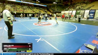 150 Class 4 lbs Cons. Round 2 - Greg Dillon, Blue Springs vs Grey Petticrew, Carthage