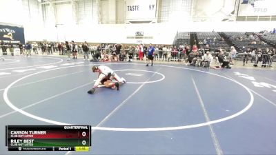 170 lbs Quarterfinal - Riley Best, Club Not Listed vs Carson Turner, Club Not Listed