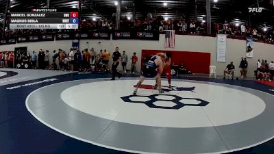 125 kg Champ. Round 1 - Marcel Gonzalez, Beaver Wrestling Club vs Magnus Bibla, WNY RTC