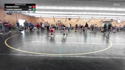 120 lbs Semifinal - Mason Frisoli, Cherryville vs Carson Desmond, Owego