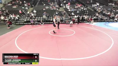 178 lbs Cons. Round 3 - Brayden Reed, Granger High School vs Tucker Johnson, Stansbury High School