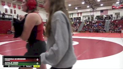 235 lbs Cons. Semi - Natalie Krier, Dubuque Hempstead vs McKenna Schroeder, Clinton