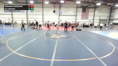 107 lbs Consi Of 16 #2 - Adrianna Digregorio, NJ vs Lily Moffett, DE