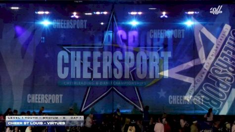 Cheer St. Louis - Virtues [2026 L1 Youth - Medium - B Day 1] 2026 CHEERSPORT National All Star Cheerleading Championship