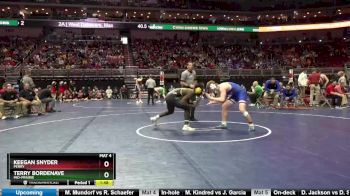 2A-195 lbs Cons. Round 2 - Keegan Snyder, Perry vs Terry Bordenave, Mid-Prairie