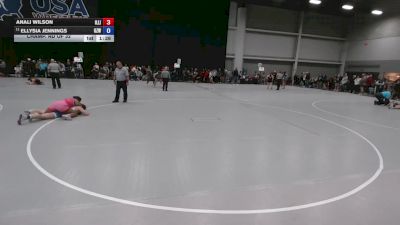 170 lbs Champ. Rd Of 32 - Ellysia Jennings, Ground Zero Wrestling vs Anali Wilson, Illinois