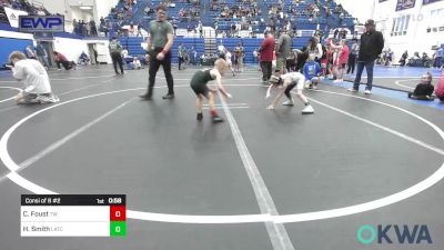 49 lbs Consi Of 8 #2 - Cash Foust, Tuttle Wrestling vs Hux Smith, Little Axe Takedown Club