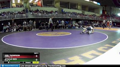 150 lbs Placement (16 Team) - Joel Thompson, Norfolk vs Atticus Dick, Blair