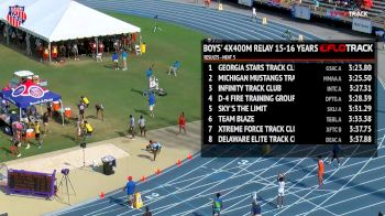 Boys' 4x400m Relay, Finals 6 - Age 15-16