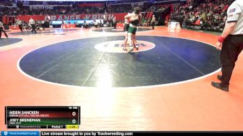 1A 195 lbs Cons. Semi - Joey Breneman, Coal City vs Aiden Sancken, Gibson City (G.C.-Melvin-Sibley)