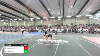 145 lbs Rr Rnd 2 - Kyley Matyniak, Cornerstone Wrestling Club vs Naanibaa Collins, Badlands WC