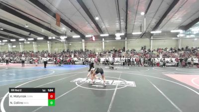 145 lbs Rr Rnd 2 - Kyley Matyniak, Cornerstone Wrestling Club vs Naanibaa Collins, Badlands WC