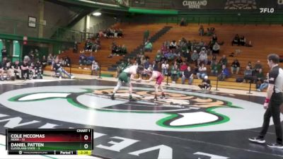 165 lbs Daniel Patten, Cleveland State vs Cole McComas, Rider