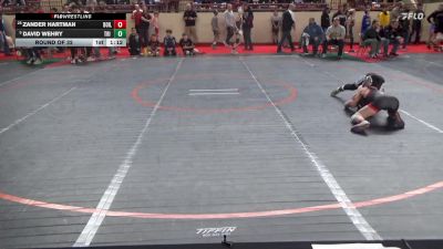 95_B lbs Round Of 32 - Zander Hartman, Boiling Springs vs David Wehry, Tri Valley