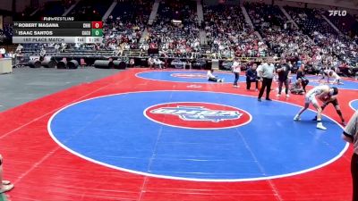 120-6A 1st Place Match - Isaac Santos, Camden County vs Robert Magana, Chapel Hill