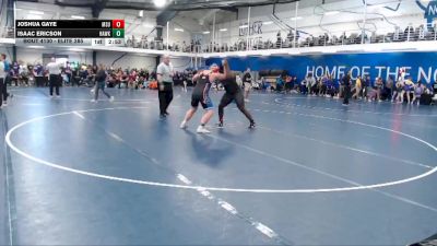 Elite 285 lbs Cons. Round 2 - Joshua Gaye, Minnesota State vs Isaac Ericson, Hawkeye Community College
