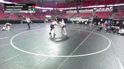 285 lbs Quarters - Zach Hellendrung, Boyceville vs Parker Tulachka, Mishicot