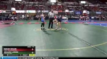 Champ. Round 2 - Brianna Larsen, Gallatin Girls vs Kaylin Taylor, Great Falls/MSDB Girls