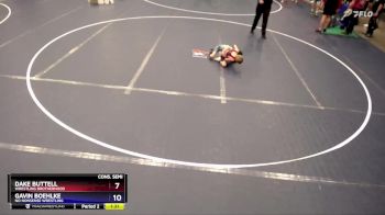 59 lbs Cons. Semi - Dake Buttell, Wrestling Brotherhood vs Gavin Boehlke, No Nonsense Wrestling