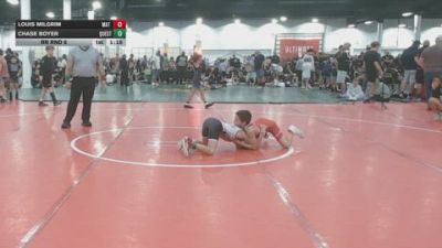 72 lbs Rr Rnd 6 - Louis Milgrim, Mat Warriors Jersey - BK8E vs Chase Boyer, Quest - BK8E