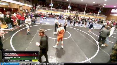 190 lbs Cons. Round 3 - Memphys Miller, Chiawana vs Josh Moreau, West Valley (Spokane)