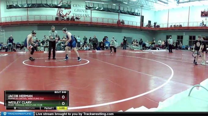 170 lbs Cons. Round 2 - Jacob Herman, Franklin Central Wrestling Clu vs ...