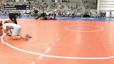 160 lbs Rr Rnd 3 - James Samet, Iron Faith Silver - HSB vs Austin Saffer, Botetourt Training Center - HSB