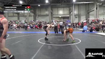 175 lbs Cons. Round 1 - Mario Rohling, Larned Jr Indian vs Lyndon Dillon, Hesston