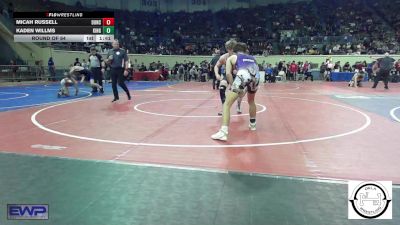 123 lbs Round Of 64 - Micah Russell, Duncan Middle School vs Kaden Willms, Kingfisher YellowJackets