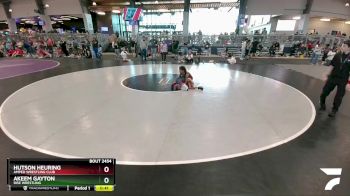 70 lbs Quarterfinal - Hutson Heuring, Amped Wrestling Club vs Akeem Gayton, Rise Wrestling