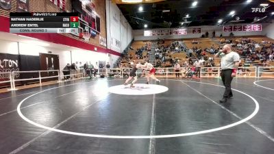 165 lbs Cons. Round 2 - Andrew Entel, Natrona County vs Nathan Haderlie, Star Valley