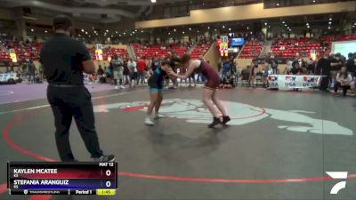 152 lbs Semifinal - Kaylen McAtee, KS vs Stefania Aranguiz, KS