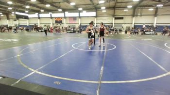 123 lbs 2nd Place - Gunner Haelbig, No Team vs Ash Ducommun, Mat Monsters