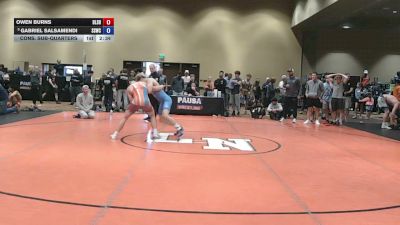 150 lbs Cons. Sub-quarters - Owen Burns, Black Sheep vs Gabriel Salsamendi, South Side Wrestling Club