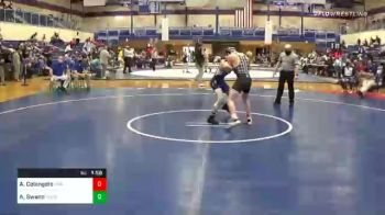 138 lbs Quarterfinal - Anthony Colangelo, Chambersburg vs Aiden Swann, Cocalico