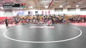 152 lbs Final - Mackenzie Lacoss, Spaulding vs Claire Tillman, Londonderry