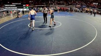 D 1 106 lbs Cons. Round 3 - Brock Breaux, Holy Cross vs William Roniger, Jesuit
