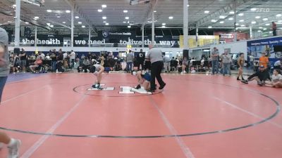 95 lbs Rr Rnd 2 - Abby Guzzo, Steel Valley Renegades - MS vs Connor Hanlon, Kraken Black - MS