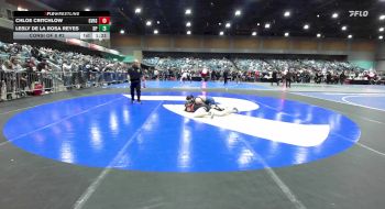 140 lbs Consi Of 8 #2 - Chloe Critchlow, Grantsville vs Lesly De La Rosa Reyes, Dos Pueblos