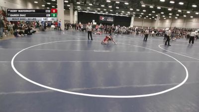 63 lbs Cons. Sub-semis - Koby Waterkotte, Collum Trained School Of Wrestling vs Darek Diaz, Cory Clark Wrestling