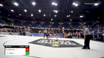 138 lbs Semifinal - Geno Papes, Providence Catholic vs Mark Martinez, Highland Park